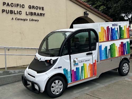 Bookmobile from the Pacific Grove Public Library.