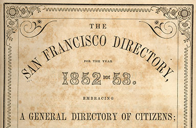 California History Collections - California State Library