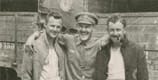 Philip Embury (right) with friends from the 141st Aero Squadron from Embury’s WWI scrapbook