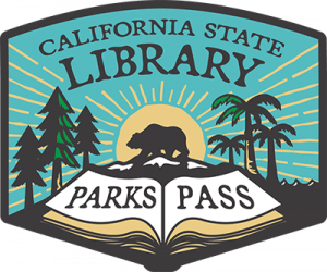 California State Library Parks Pass Logo.